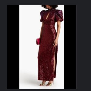 Sequin evening gown by Rebecca Vallance